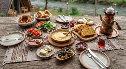 Yöresel Organik Fırtına Kahvaltısı