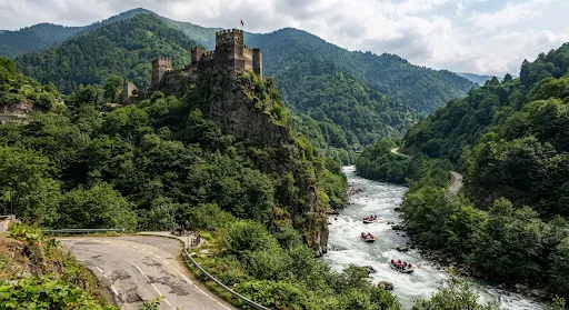 Rize Çay Bahçeleri & Zilkale Rafting